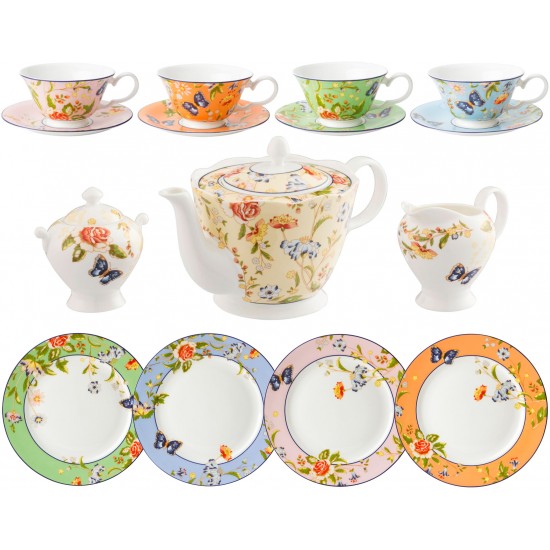 Aynsley Cottage Garden 15 Piece Tea Set