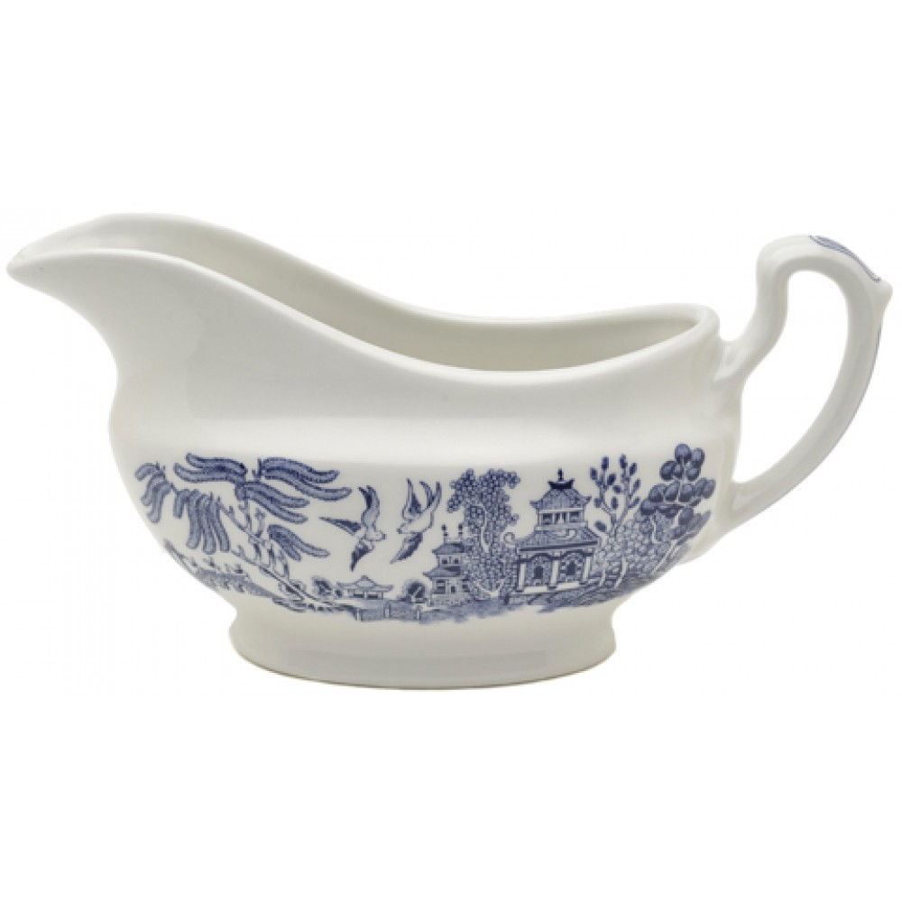Churchill Blue Willow Sauce Boat