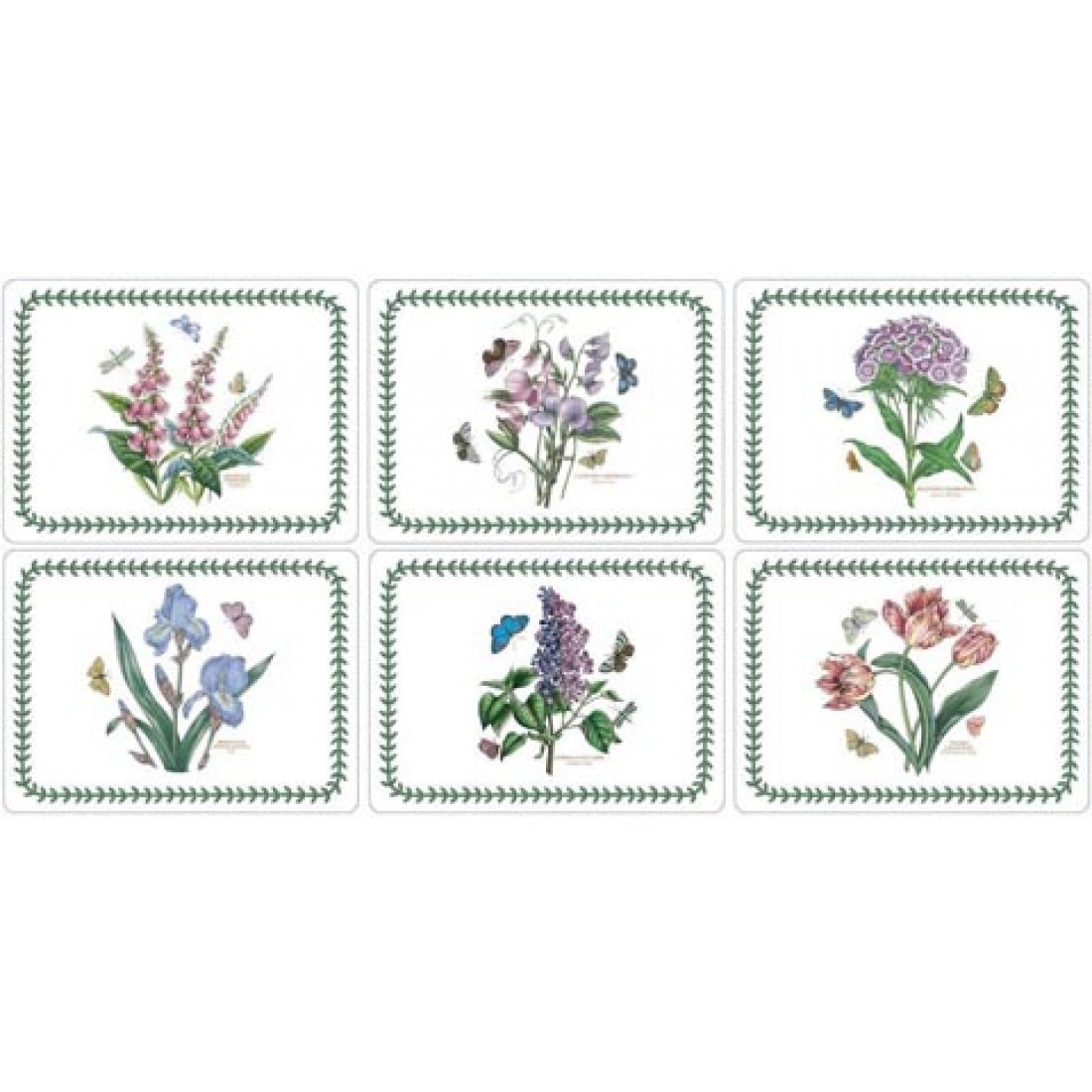 Portmeirion Botanic Garden Placemats 30.5 x 23cm (Set of 6)