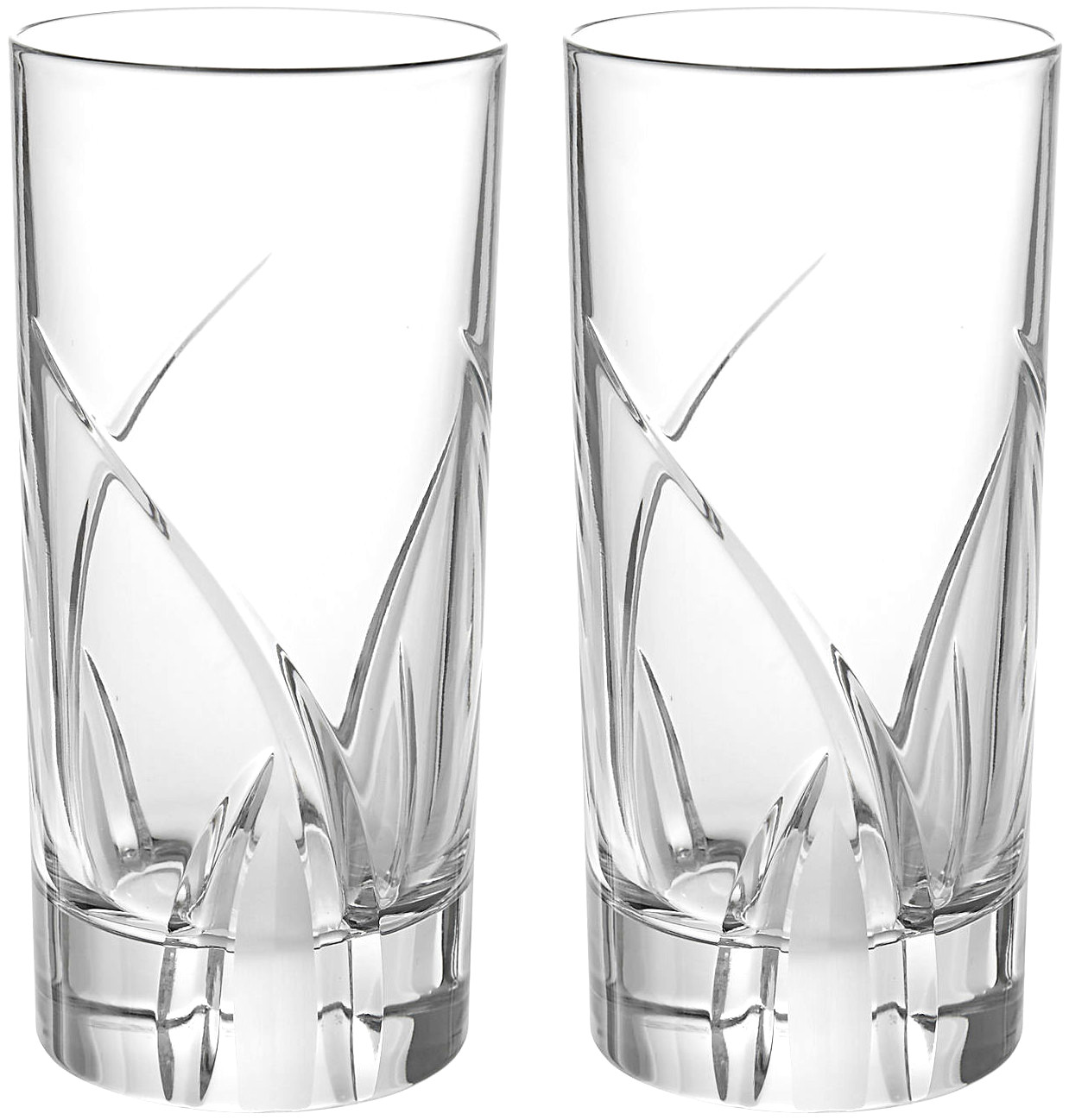 Pair RCR Crystal Da Vinci Grosseto Liqueur Glasses 