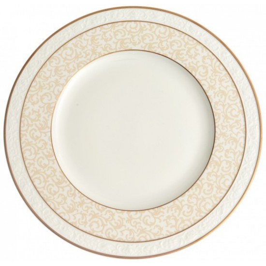 Villeroy & Boch Ivoire – 6 Assiettes Plates 27 Cm – Faïence Fine Rare