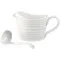Portmeirion Sophie Conran Sauce Jug & Mini Ladle White (Jug 1pt)
