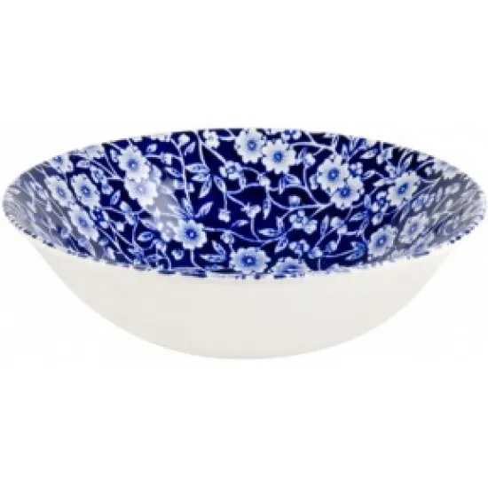 Burleigh Calico Blue Cereal Bowl 16cm / 6.5"
