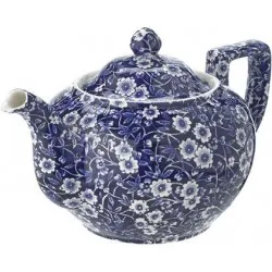 Burleigh Calico Blue Teapot Large (7 cup)