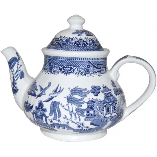 Churchill / Queen's Blue Willow Teapot 2pt