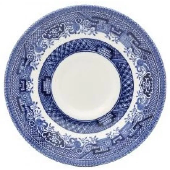 Churchill / Queen's Blue Willow Tea Saucer 14cm (Set of 6)