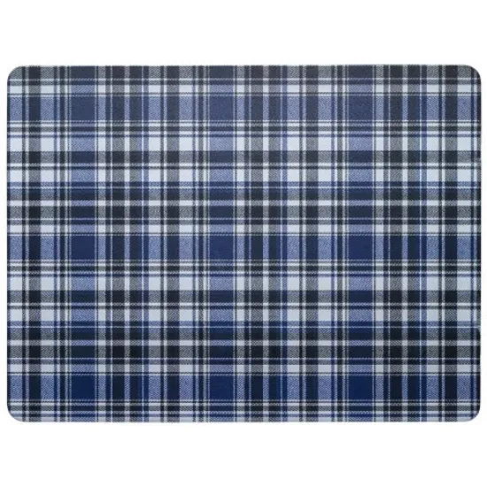 Denby Elements Checks Blue/Black Placemats (Set of 6)