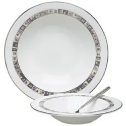Elia Clarity Rimmed Pasta Plate 27cm 