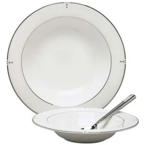 Elia Cubiq Rimmed Pasta Plate 27cm