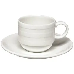 Elia Essence Espresso Cup Stacking & Saucer (Box 6)