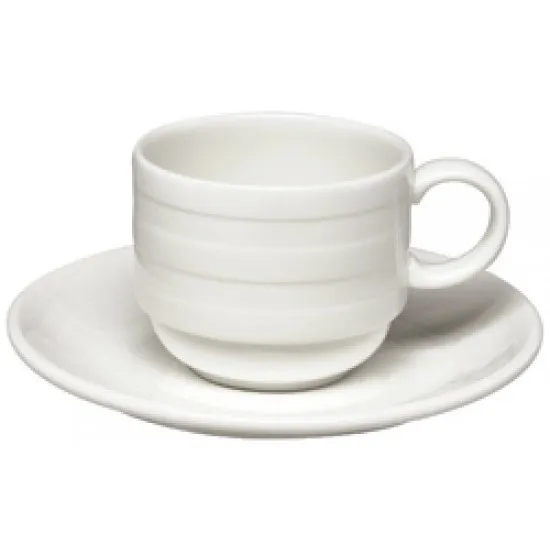 Elia Essence Espresso Cup Stacking & Saucer (Box 6)