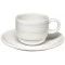 Elia Essence Espresso Cup Stacking & Saucer (Box 6)