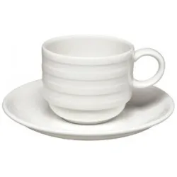 Elia Essence Tea Cup Stacking & Saucer (Box 6)