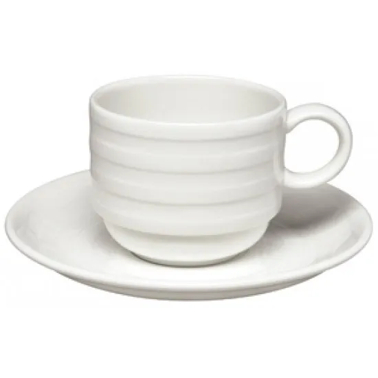 Elia Essence Tea Cup Stacking & Saucer (Box 6)