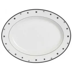 Elia Shadow Oval Platter 36x28cm