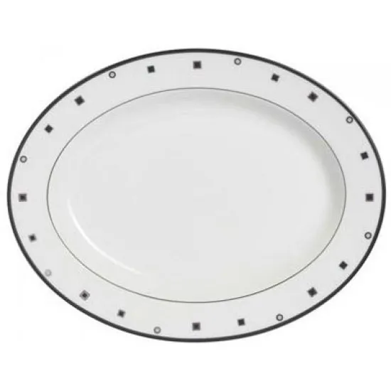 Elia Shadow Oval Platter 36x28cm