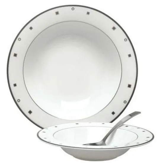 Elia Shadow Rimmed Pasta Plate 27cm