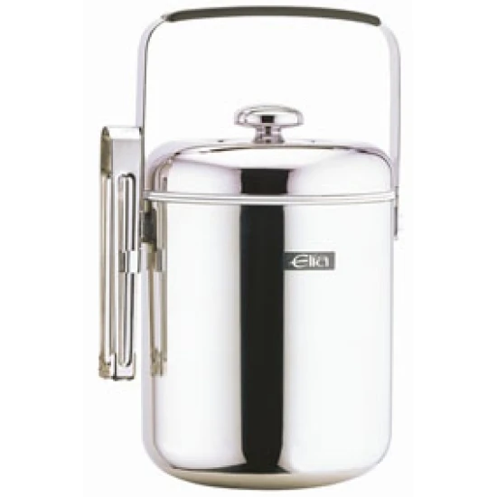 Elia Stainless Steel and  Matt Chrome Ice Pail 1.3ltr (CIB-1300C)