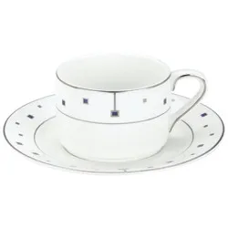 Elia Virtu Tea Cup Stacking & Saucer