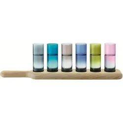 LSA Paddle Coloured Vodka & Oak Paddle Set 40cm (PX03)