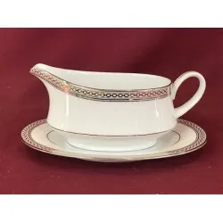 Noritake Legacy Splendor Sauceboat & Stand
