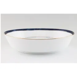 Noritake Marble Blue Oval Open Vegetable Dish
