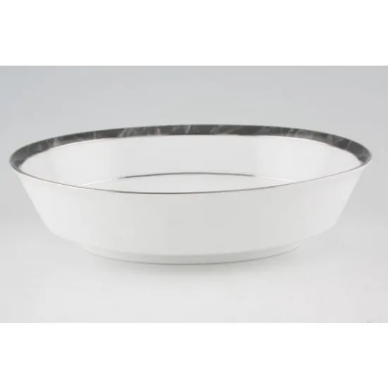 Noritake Marble Green Oval Open Vegetable Dish