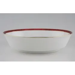 Noritake Marble Red Oval Open Vegetable Dish