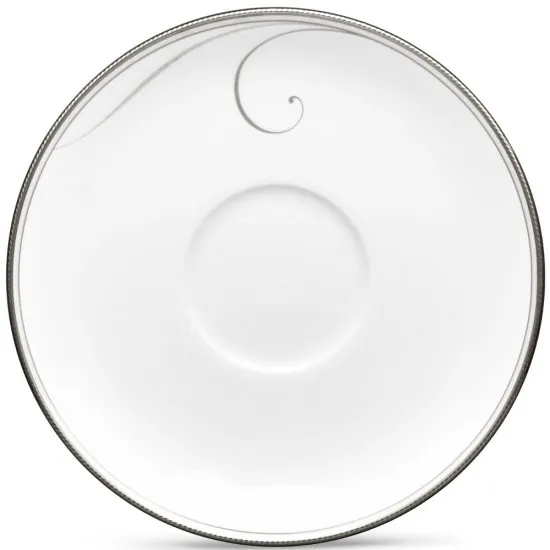 Noritake Platinum Wave Tea Saucer