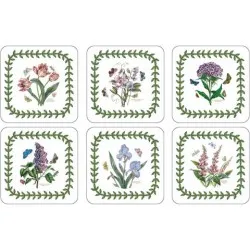 Portmeirion Botanic Garden Coasters 10.5 x 10.5cm (Set of 6)