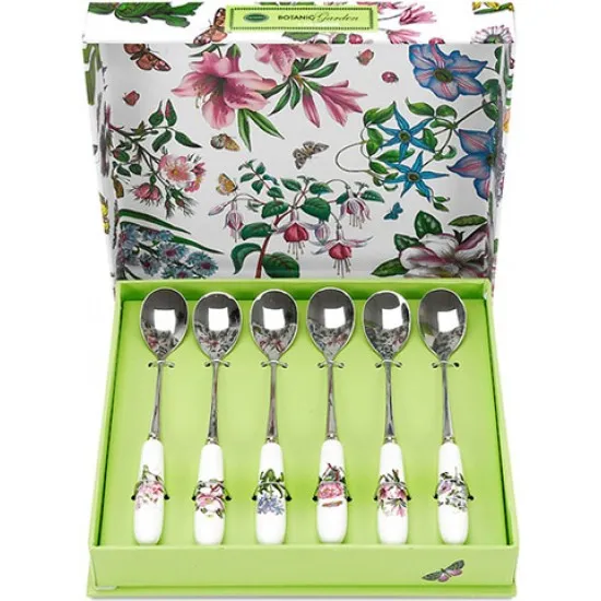 Portmeirion Botanic Garden Tea Spoons 15cm (Box of 6)