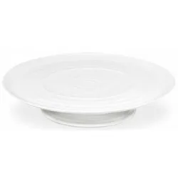 Portmeirion Sophie Conran Footed Cake Plate White 31 x 6.4cm