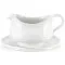 Portmeirion Sophie Conran Gravy Boat & Stand White 0.55ltr