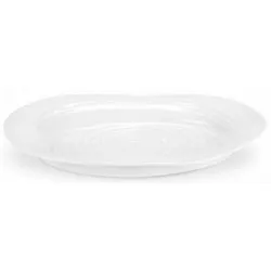 Portmeirion Sophie Conran Medium Oval Plate White 37 x 30cm