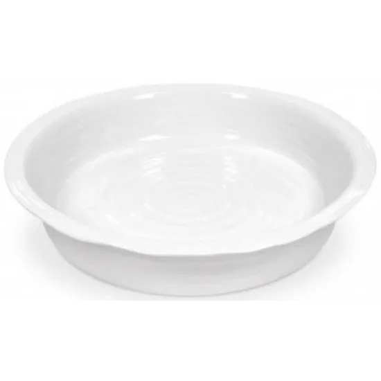 Portmeirion Sophie Conran Round Pie Dish White 27.5cm 