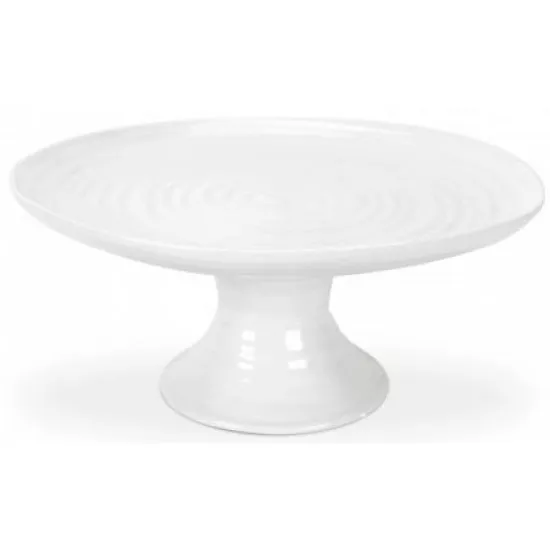 Portmeirion Sophie Conran Small Footed Cake Plate White