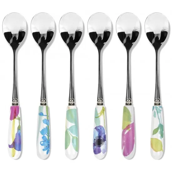 Portmeirion Water Garden Tea Spoons (Box of 6)