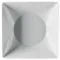 Rosenthal Mesh White Square Deep Plate 20cm (16510)