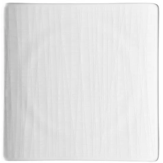 Rosenthal Mesh White Flat Square Plate 17cm (16177)