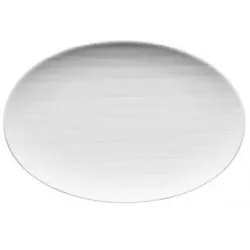 Rosenthal Mesh White Oval Platter 18cm (12718)