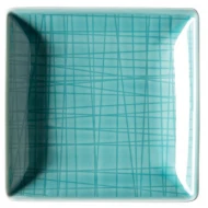 Rosenthal Mesh Aqua Square Bowl 10cm (15288)