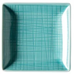 Rosenthal Mesh Aqua Square Bowl 10cm (15288)
