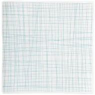 Rosenthal Mesh Line Aqua Flat Square Plate 22cm (16182)