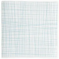 Rosenthal Mesh Line Aqua Flat Square Plate 22cm (16182)