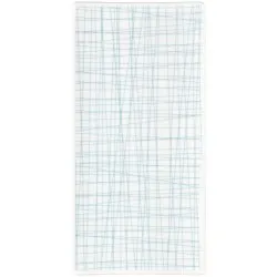 Rosenthal Mesh Line Aqua Flat Rectangular Platter 26x13cm (12383)