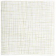 Rosenthal Mesh Line Cream Flat Square Plate 22cm (16182)