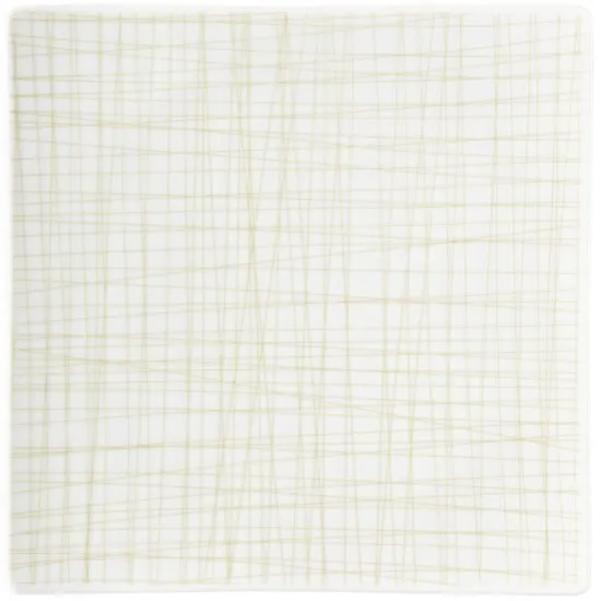 Rosenthal Mesh Line Cream Flat Square Plate 22cm (16182)