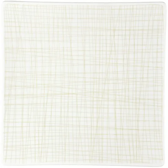 Rosenthal Mesh Line Cream Flat Square Plate 27cm (16187)