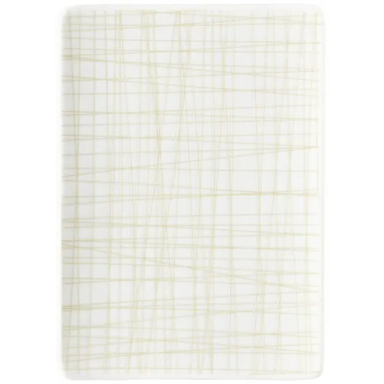 Rosenthal Mesh Line Cream Flat Rectangular Platter 18x13cm (12382)