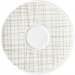 Rosenthal Mesh Line Walnut Saucer 4 Tall (14741)